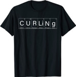 Stockschießen Fun Shirt Stocksport Eisstock Curling T-Shirt
