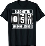 50. Geburtstag Geschenk 50 Jahre Oldometer Lustiges T-Shirt