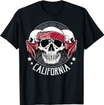 OG California Gangster Bandana Geschenk-Design Totenköpfe T-Shirt