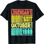 Geschenk zum 30. Geburtstag Legendär Oktober Jahrgang 1989 T-Shirt