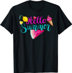 Hallo Sommer. Hello Summer. Shirt Urlaub Ferien Reise T-Shirt