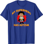 My Superhero Hat Autismus Bewusstsein African American Boy Shirt