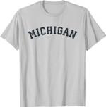 Vintage Michigan T Shirt Old Retro Michigan Sport Geschenk Tee