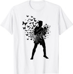 Float Like A Butterfly Sting Like A Bee Silhouette T-Shirt