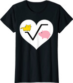 Damen Schwein T-shirt T-Shirt