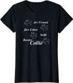 Damen Hunde Sprüche T-Shirt Border Collie für Damen T-Shirt