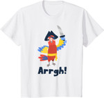 Kinder Pirat mit Papagei Verkleidung - Arrgh! - Piraten T-Shirt