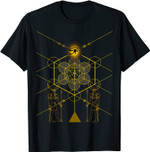 Sacred Geometry Science Egyptian HORUS HERU T-Shirt