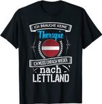 Lettland Design Lettland Urlaub T-Shirt