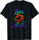 Homo Liebe ohne Grenzen - Herz Unendliche Liebe Polygamie T-Shirt