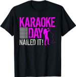 Lustige Karaoke Tag Sänger Gesang Geschenk T-Shirt