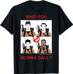 Ghostbusters Who You Gonna Call Group Shot Panels T-Shirt