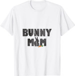 Retro Bunny Rabbit Mom Womens Pet Owner T-Shirt