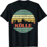 Köln retro Silhouette für Köln Fans T-Shirt