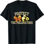 Protect the Pollinators butterflies and bees fun T-Shirt