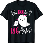 Big Sister Pregnancy Announcement Ghost Cute Halloween Girls T-Shirt