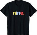 Kinder 9th Birthday Shirt Boy 9 Nine | Age 9 Gift Ideas Neun Tee T-Shirt
