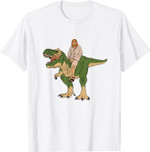 Jesus auf Dinosaurier T-Shirt – mit Jesus, Reiten Dinosaurier