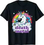 Death Metal Einhorn T-Shirt Lustiges Fun Unicorn T-Shirt