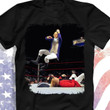 George Washington Wrestling Shirt Funny First President Fourth Of July Shirt