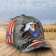 US Air Force Eagle American Flag Hat Logo Patriotic USAF Air Force Ball Cap Merch Gift