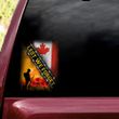 Lest We Forget Canada Flag Decal Car Sticker Patriotic Remembrance Day Honor Patriot Veterans