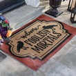 Welcome Foolish Mortal Doormat Halloween Doormat Decor