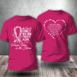 Pink Breast Cancer Shirt Heavenly Father Cancer In God's Family No One Fights Alone Praise Him