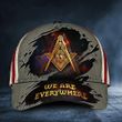 Masonic Hat We're Everywhere USA Flag Freemason Hat Logo Merch Masonic Gift For Him