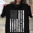 American Flag Afghanistan Veteran T-Shirt Vintage Graphic Tees Army Retirement Gifts