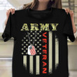 American Flag Camo Army Veteran T-Shirt Proud US Patriotic Tees Gifts For Veteran