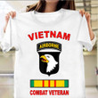 101st Airborne Division Vietnam Combat Veteran Shirt Paratrooper T-Shirt Army Gifts For Him