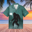 Bigfoot Walking On Night Hawaiian Shirt Cool Summer Shirt Halloween Gift Ideas