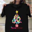 Candy Crush Christmas Tree T-Shirt Candy Cane Cute Christmas Shirts Xmas Gifts For Her