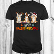Corgi Happy HalloThanksMas Shirt Cute Halloween Thanksgiving Christmas Gifts 2021 Ideas