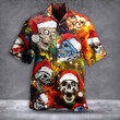 Skull Christmas Hawaiian Shirt Merry Christmas Summer Shirt Cool Christmas Presents