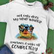 Turtle Not Only Does My Mind Wander Shirt Turtle Graphic Funny T-Shirt Gifts For Animal Lovers
