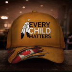 Every Child Matters Hat Canada Flag Orange Shirt Day Movement Awareness Merch