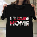 It's Coming Home Shirt England National Team Three Lions Euro 2021 Soccer Fan