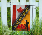 Lest We Forget Canada Flag Honor Veteran Canadian Memorial Day Decor Remembrance Gift