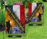 Nous Nous Souvenons France Flag Patriotic Honoring French Veterans Soldiers Remembrance Day