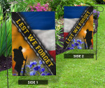 Lest We Forget France Flag Honor Remembrance Day Memorial French Soldiers Patriotic Decor