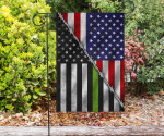 Thin Green Line And American Flag Unique Patriotic Honoring Military Army Man And Women