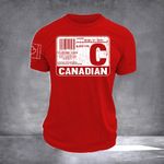 Canadian Blood Type Shirt