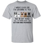 In My Head I'm Thinking About Getting More Frenchies Shirt Dog Lover French Bulldog T-Shirt