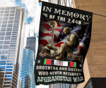 In Memory Of The 2,448 Brothers And Sister Who Never Returned Afghanistan War Flag Remembrance