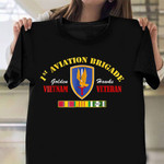 1st Aviation Brigade Vietnam Veteran Shirt Pride Air Force US T-Shirt Gifts For Veteran