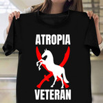 Atropia Veteran T-Shirt Horse Graphic American Patriot Shirts Veterans Day Gifts 2021