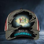 Made In Delaware Hat Patriotic US Flag Cap Proud Delaware Merchandise