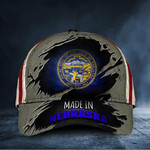 Made In Nebraska Hat Great Seal Of The State Of Nebraska Cap Patriotic Gifts